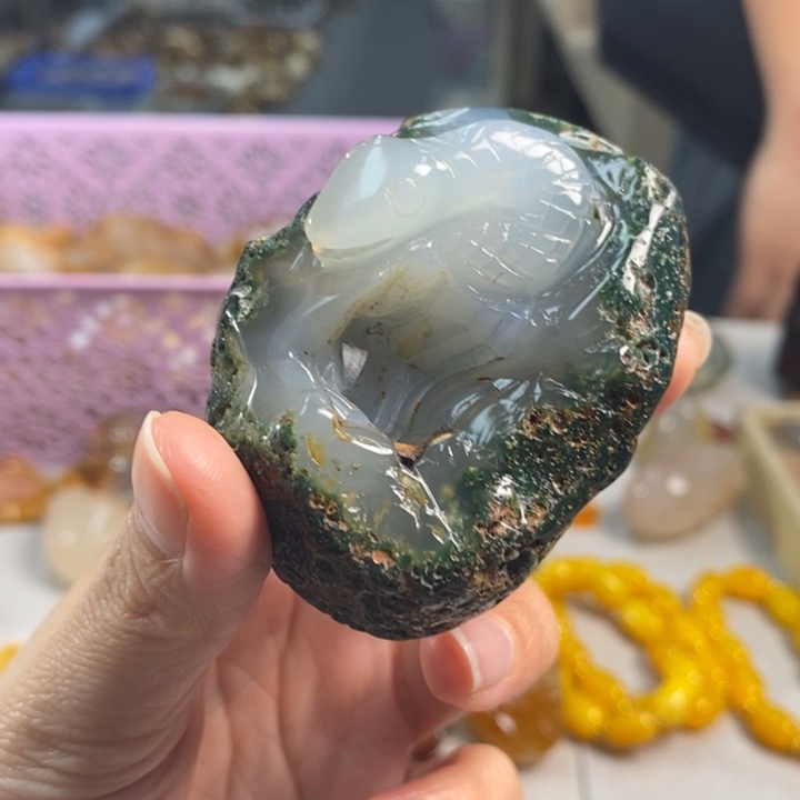 玛瑙/玉髓吊坠(不含链)未镶嵌