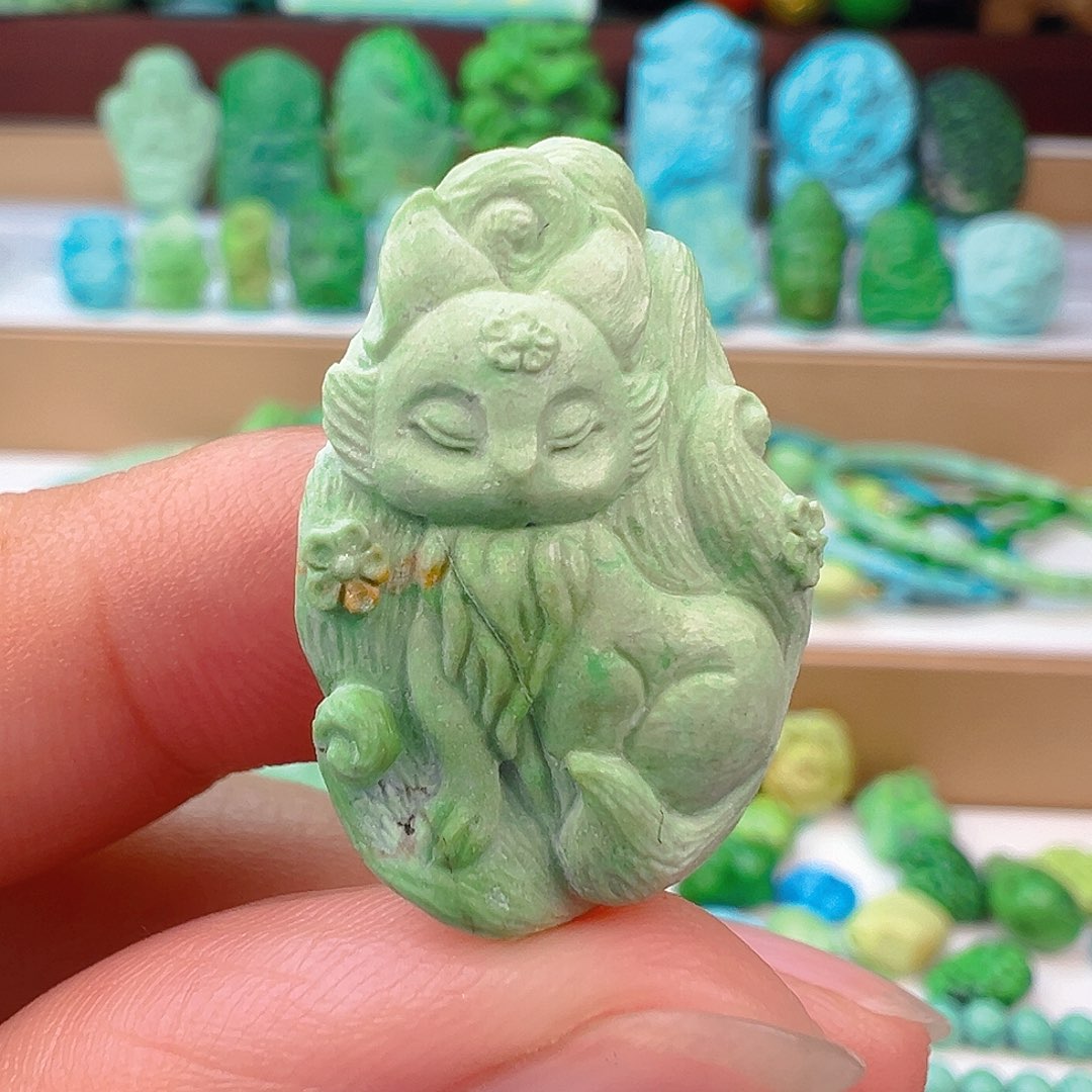 未镶嵌绿松石项链