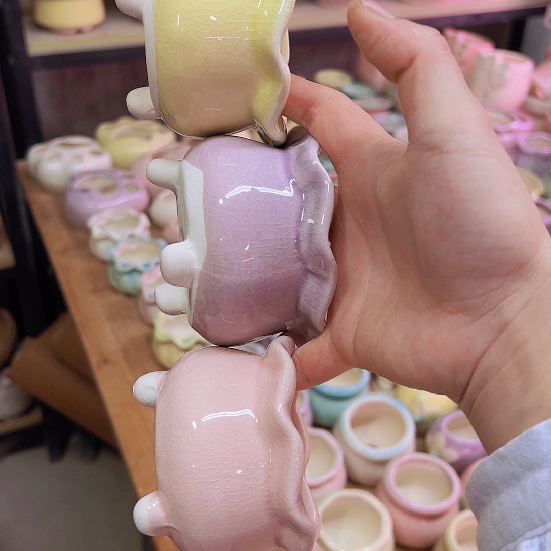 陶瓷花盆当场凑满12包邮