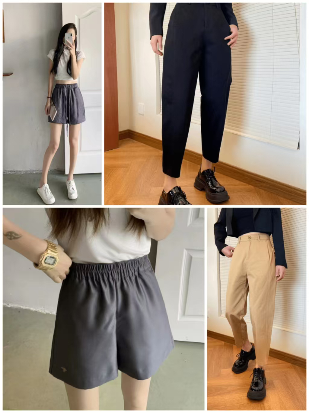 （701-800）精品上衣显瘦运动时尚休闲百搭夏季宽松松紧腰