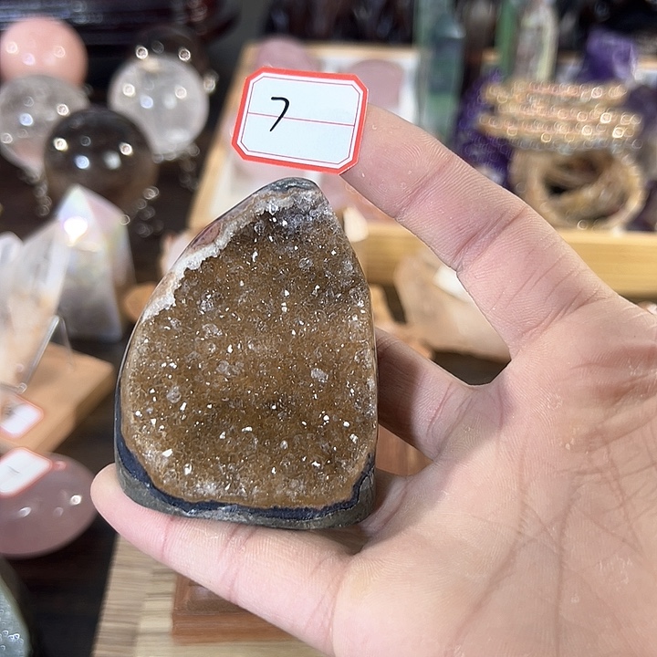 水晶天然水晶，默认微瑕未镶嵌