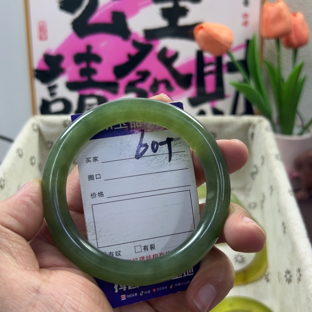 蛇纹石玉手镯未镶嵌583