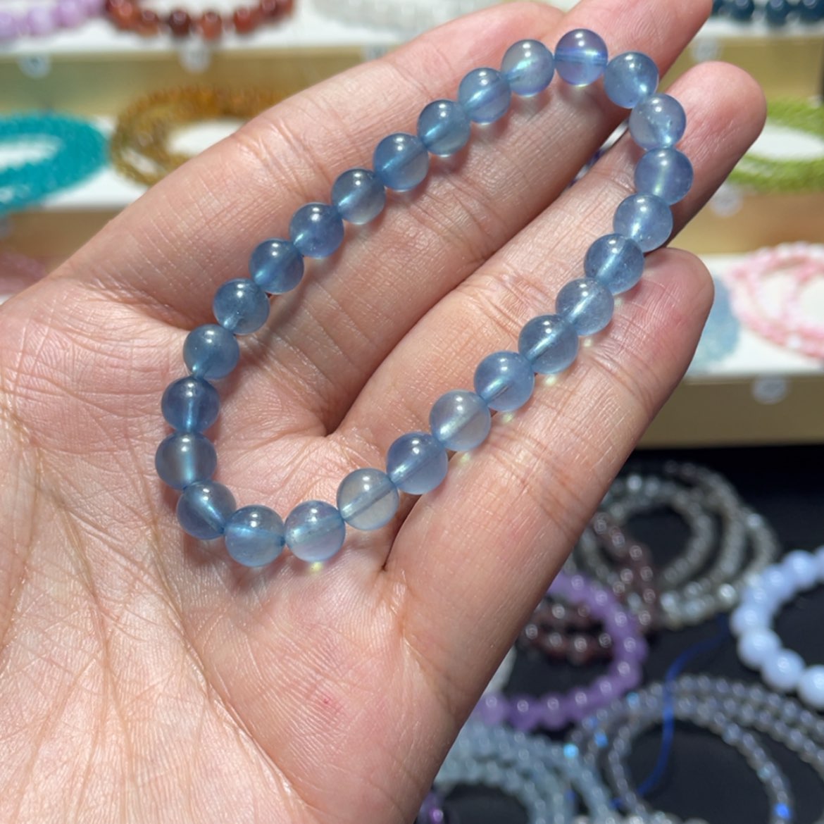 【闪购商品】水晶手链银S800镀金镶嵌x****h