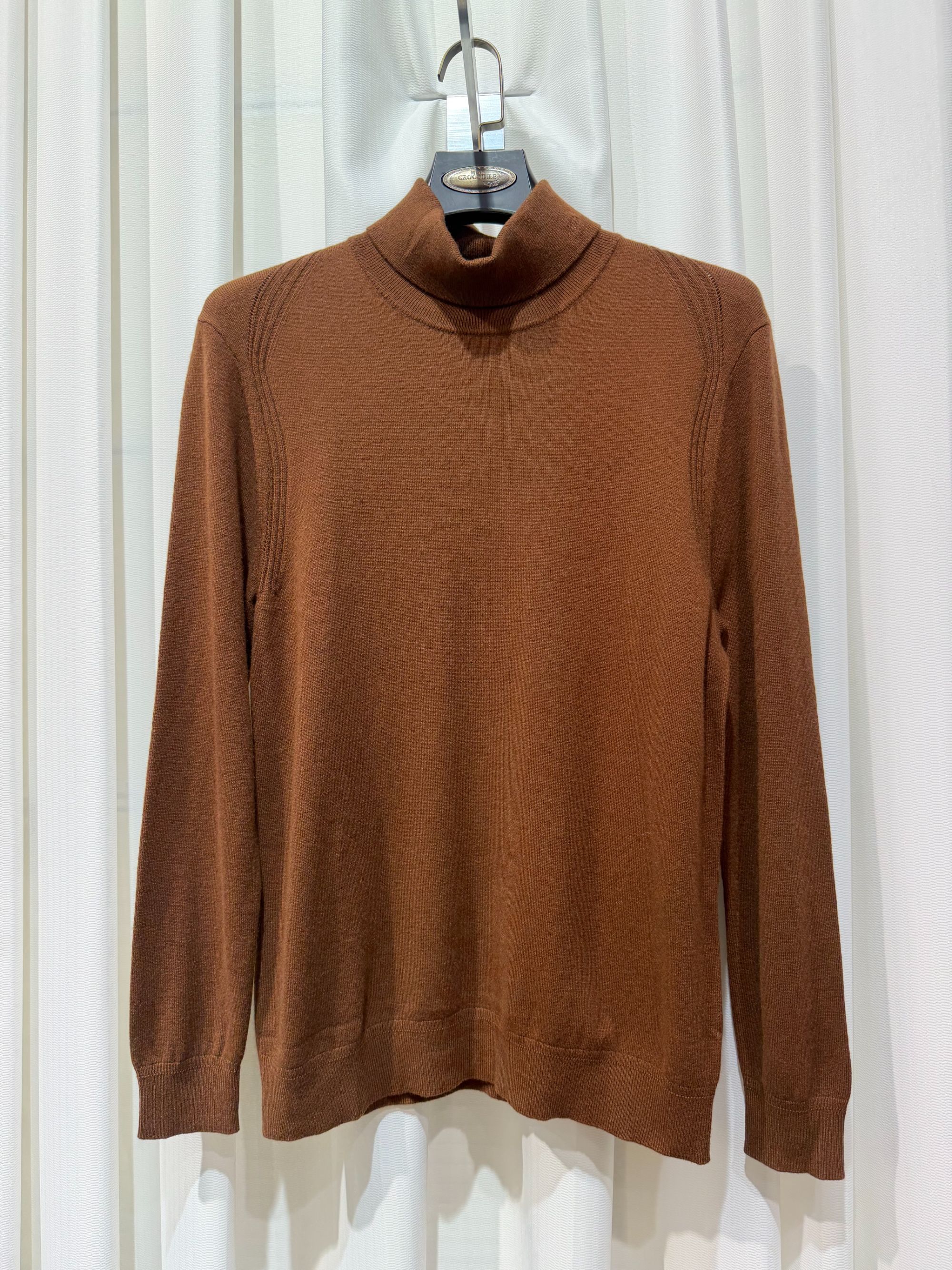 CM76003【鳄品牌】冬季男士绵羊毛混纺净版长袖打底衫