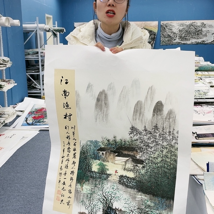 国画宣纸纯手绘原创作品