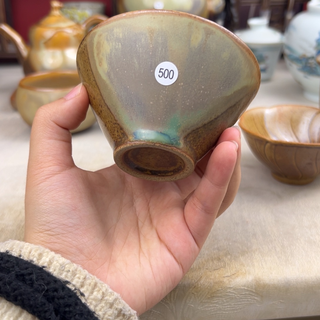 杯纯手工柴烧主人杯