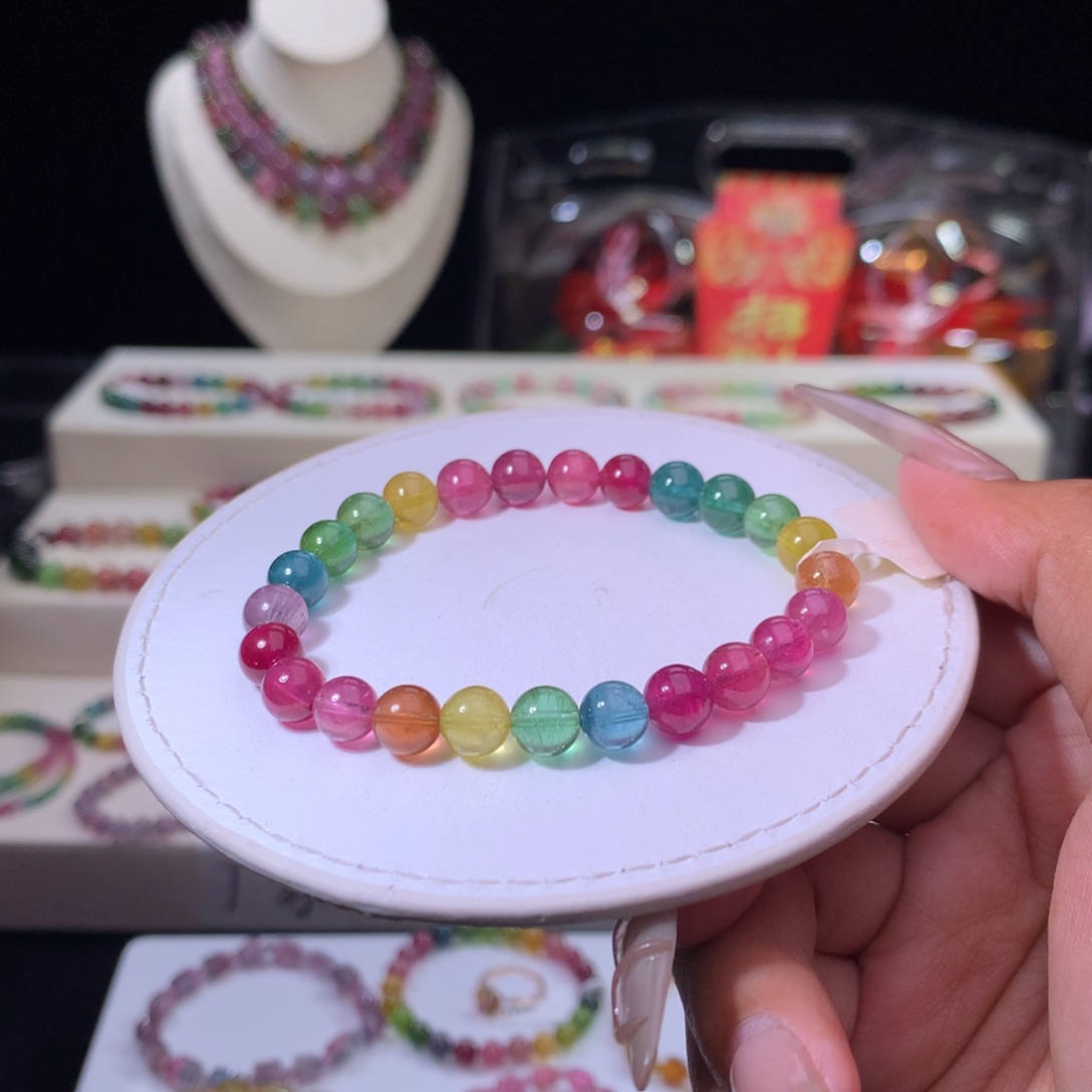 碧玺手链未镶嵌碧玺