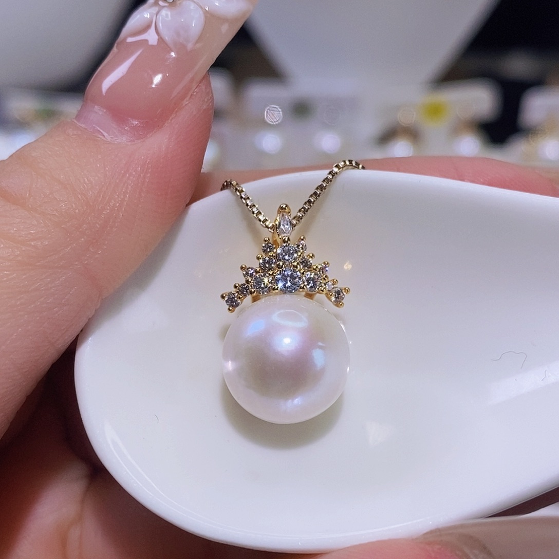 淡水珍珠颈饰合金