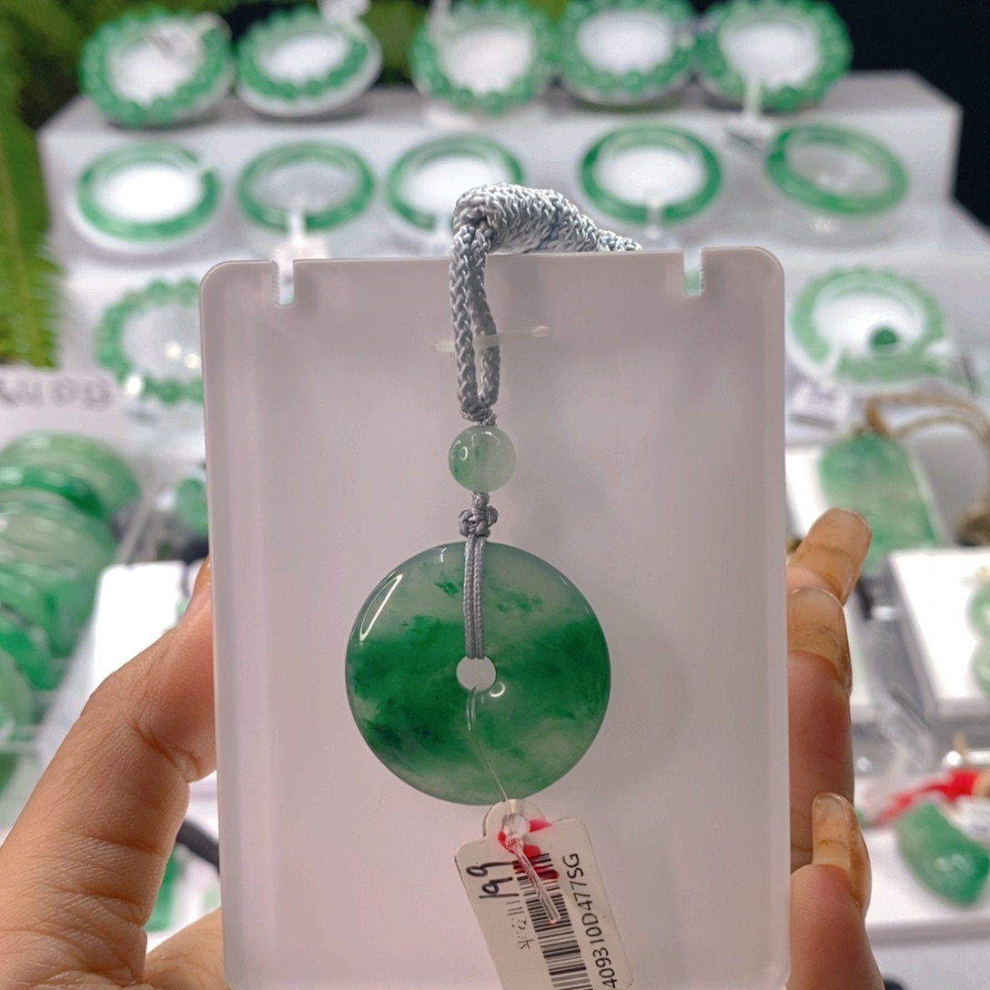 石英质玉未镶嵌吊坠(不含链)