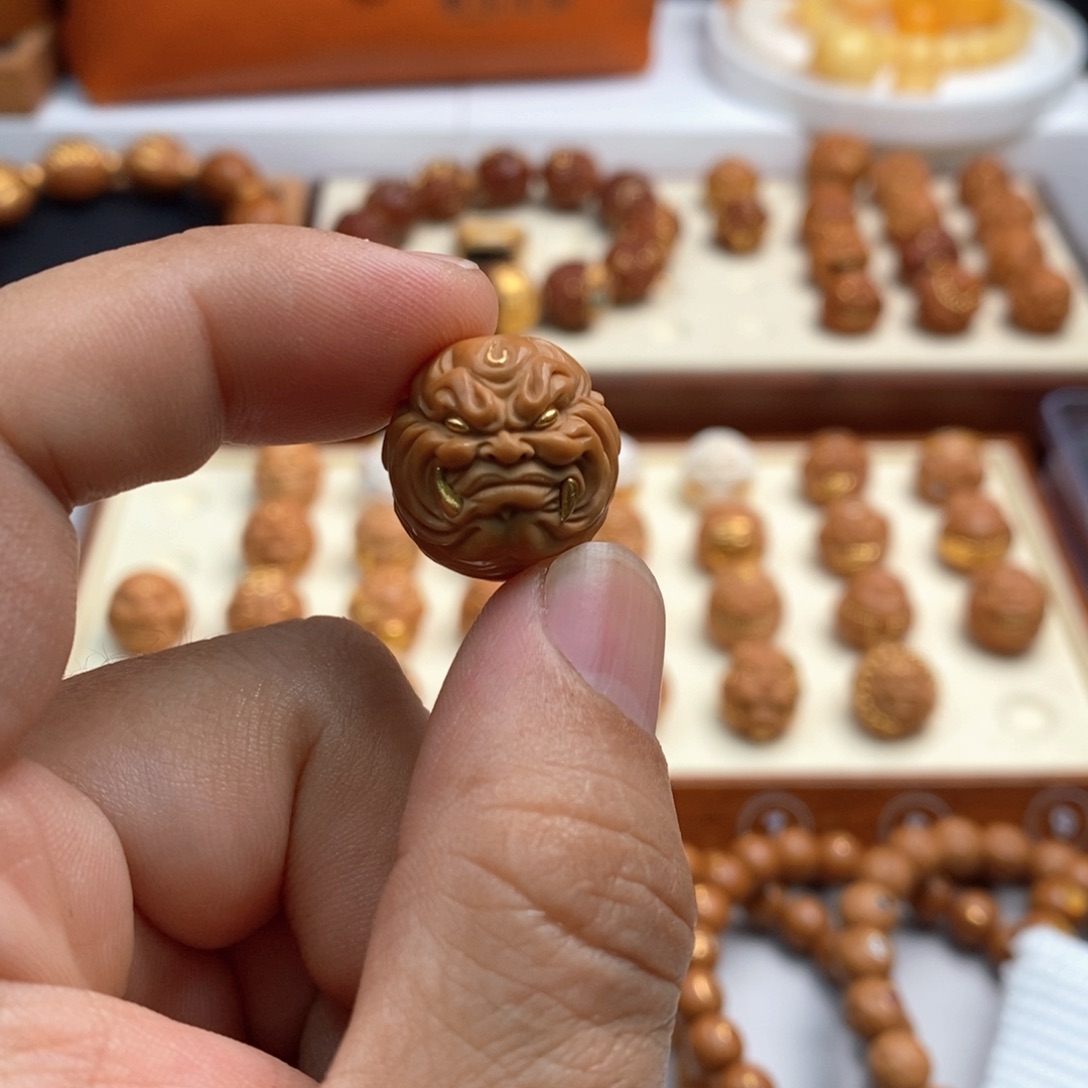 猴头核桃吊坠猴头