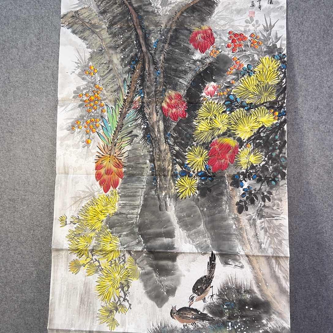 国画603 花鸟在此鸣叫的日子