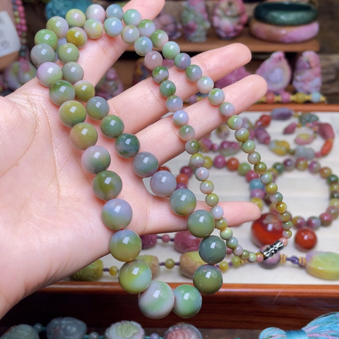 玛瑙/玉髓珠宝半成品未镶嵌?****?盐源玛瑙塔链