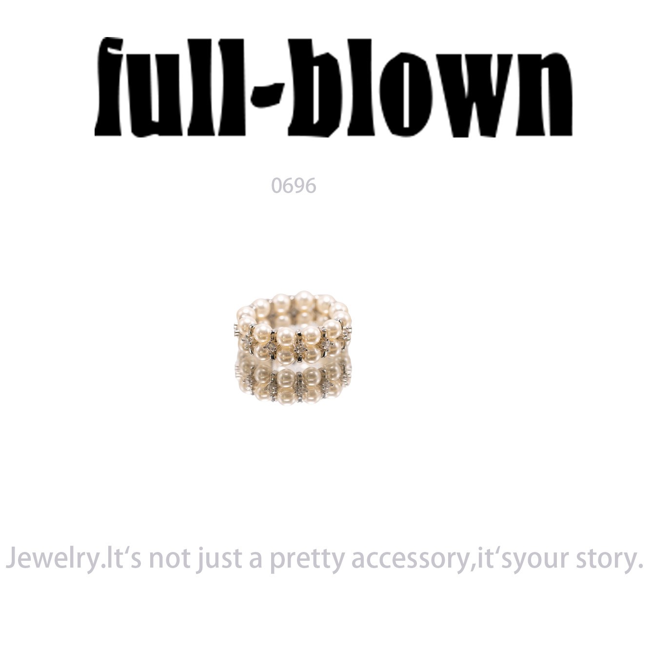 镀K金 Full biown  戒指 ～0696