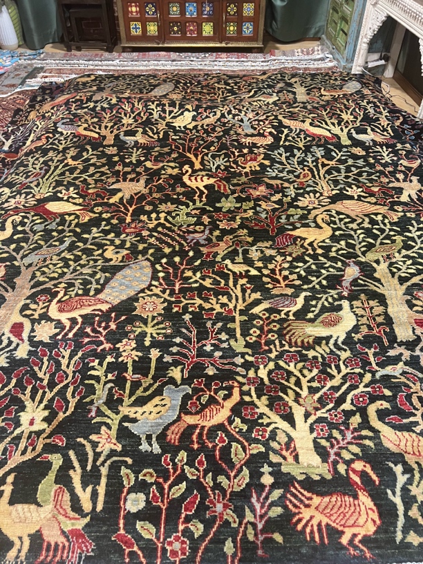 阿富汗手工羊毛地毯201 x295