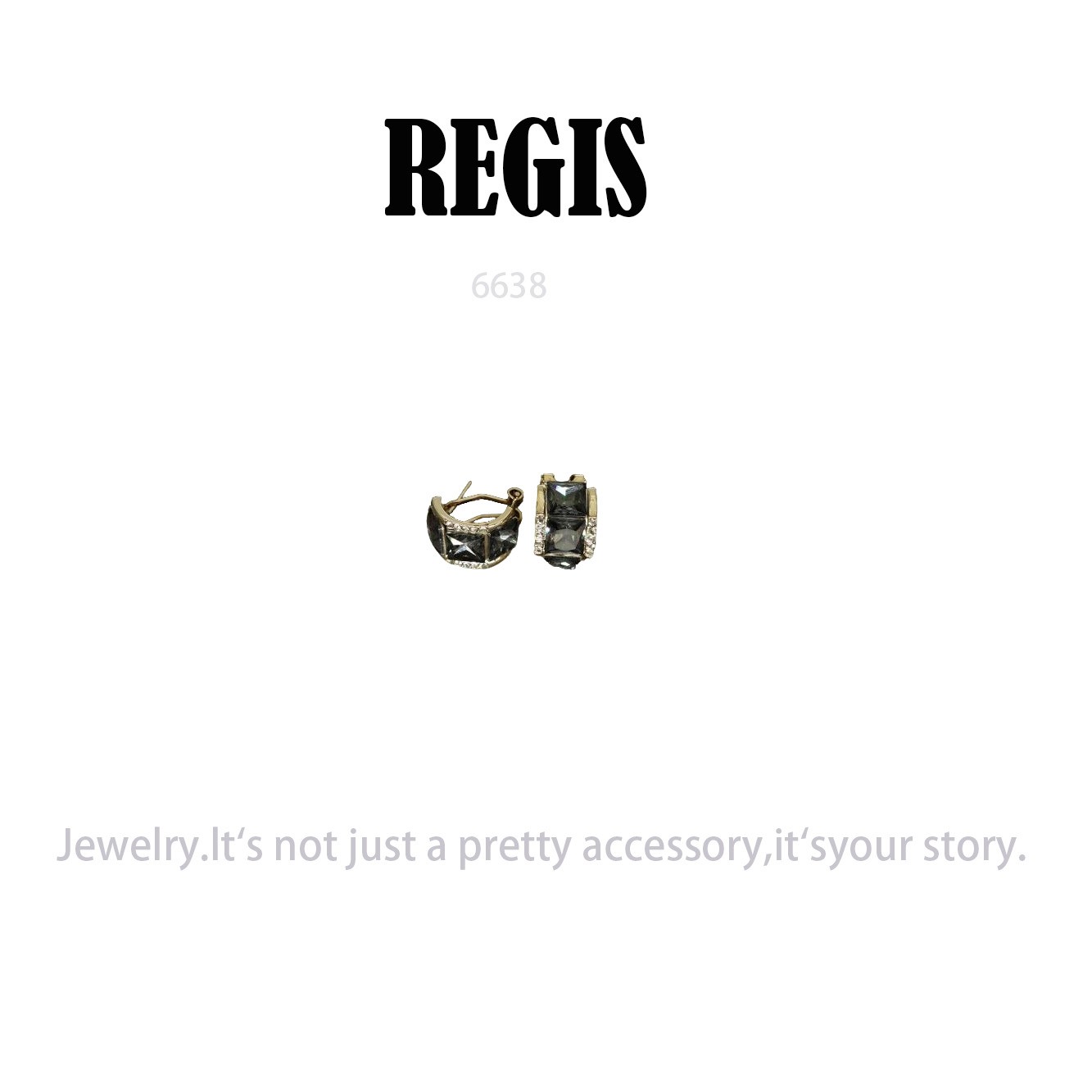 镀K金 REGIS  耳饰～6638