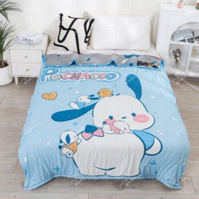 【帕恰狗】150*200cm新款卡通柔软高级轻奢多功能泡芙被