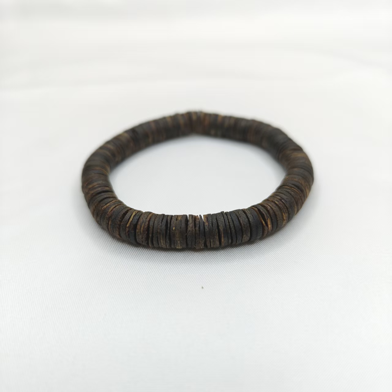 【玉总专属】达拉干小黑奇沉香片片珠单圈手串