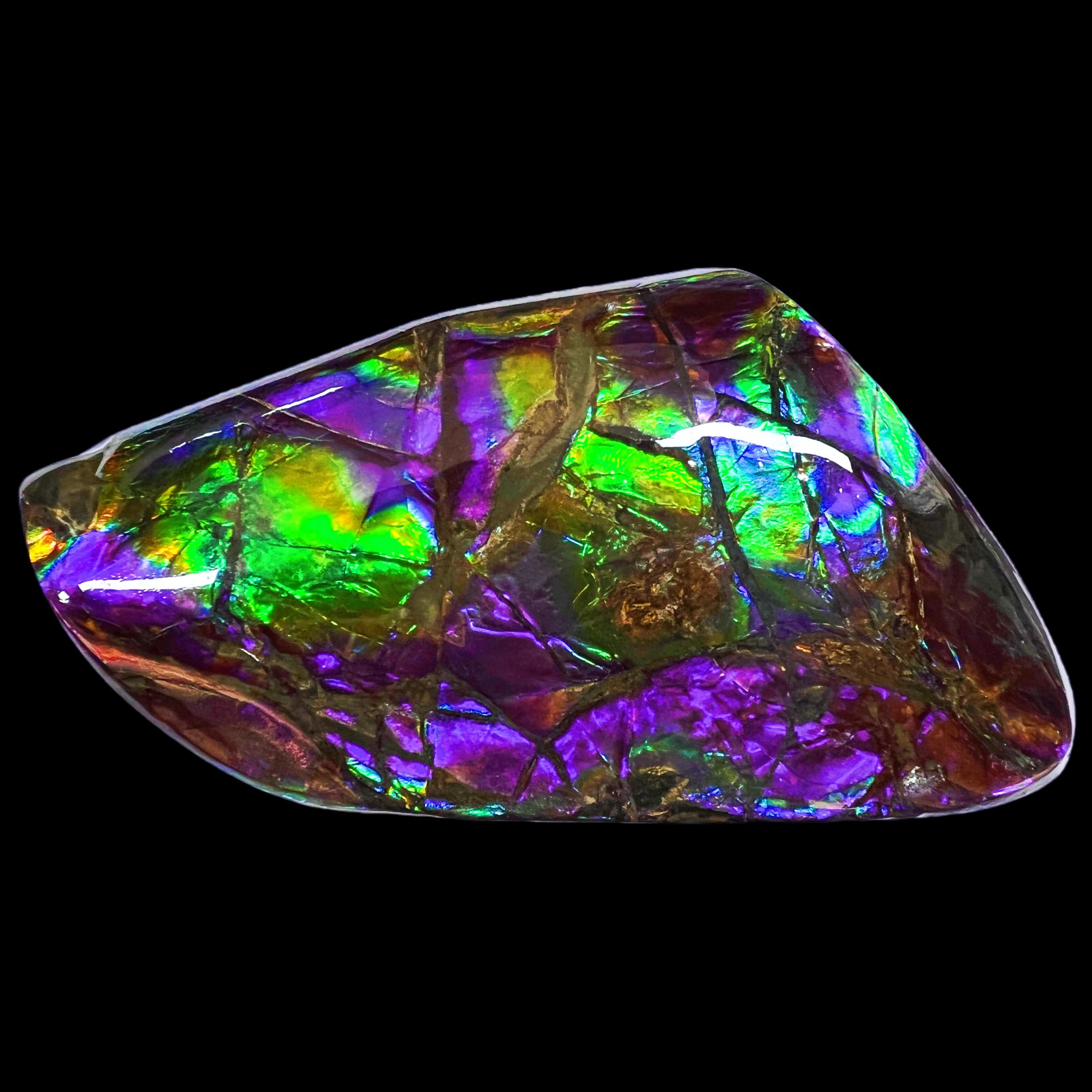 【斑彩】117.5mm 加拿大 原石 N-38 YS-A  创意饰品 A51