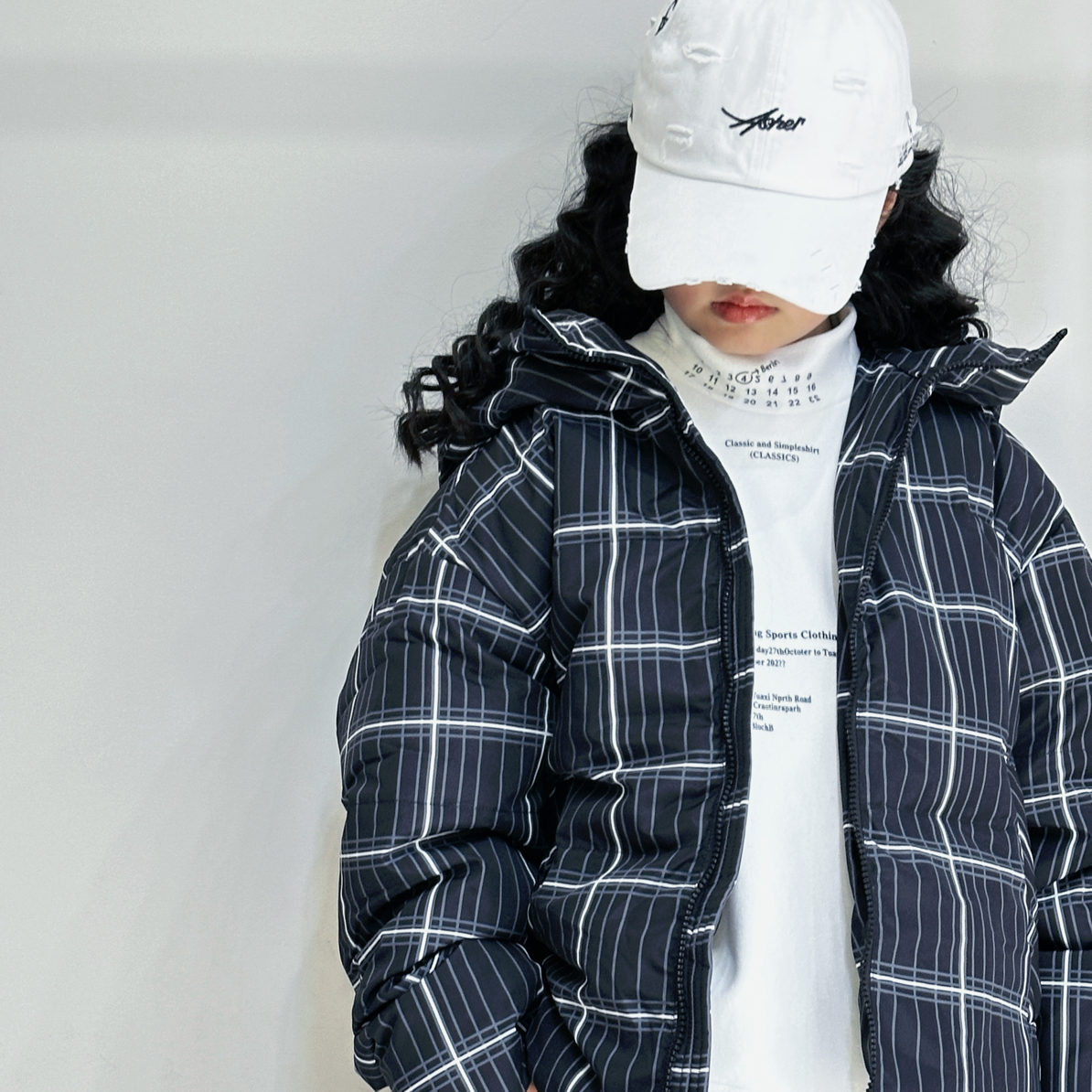 【慧姐甄选】【格纹主义】中大童羽绒服（7011）