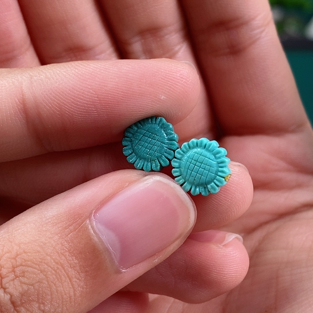 绿松石珠宝奇石未镶嵌