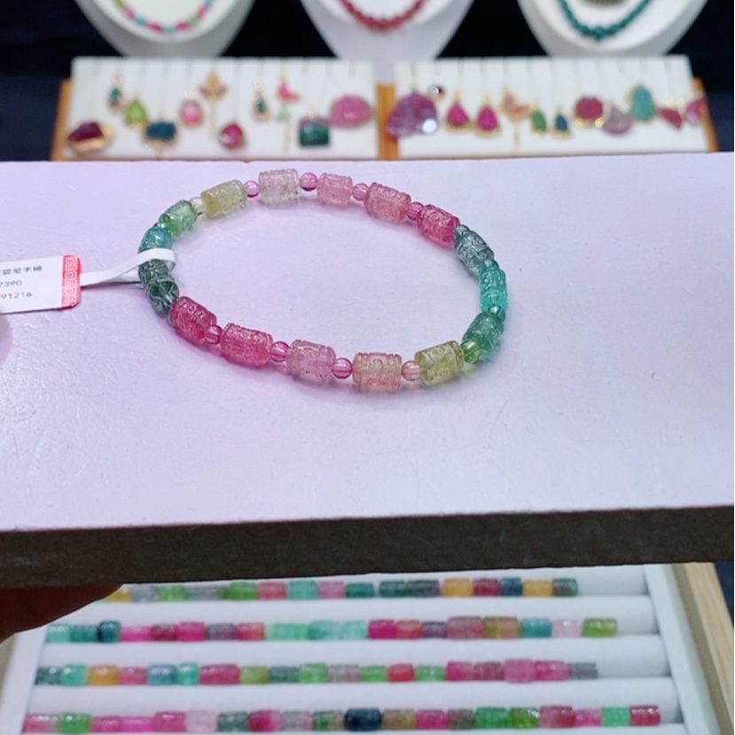 【闪购商品】碧玺碧玺m未镶嵌回纹手链