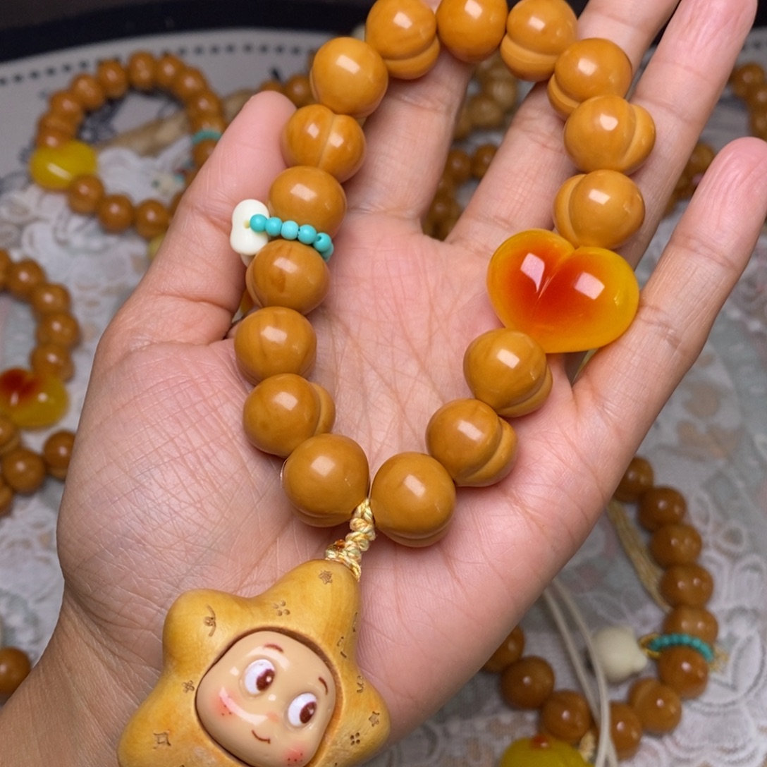 吊坠猴头核桃屁桃15加