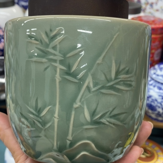 瓷片陶瓷茶叶罐密封罐