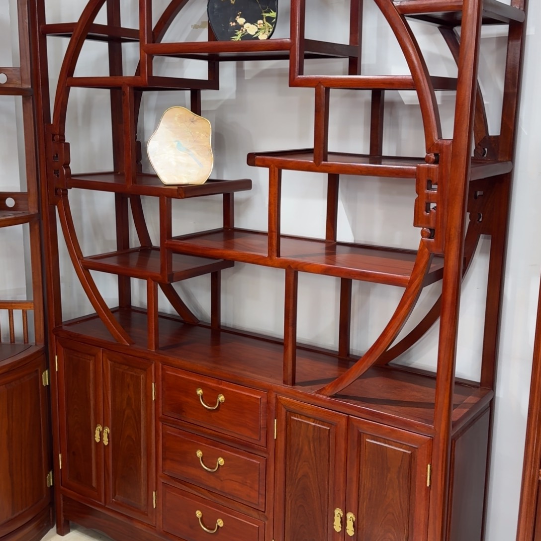 彭***东花梨木类储物柜138/35/198博古架刺猬紫檀