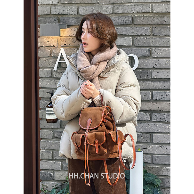 HH.CHAN“暖暖灰绿”90新国标白鹅绒JN保暖BY智价鹅绒服HH55Q40265