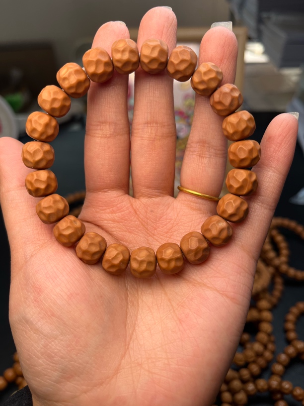 『奶酪无相』猴头手串经典二等微瑕无相奶酪文玩