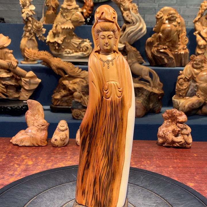 柏木（崖柏）根雕摆件
