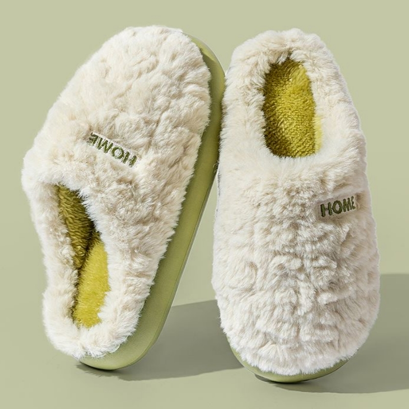 【居家好物】居家棉拖鞋女士加绒保暖鞋毛毛鞋月子鞋包头拖棉拖鞋男