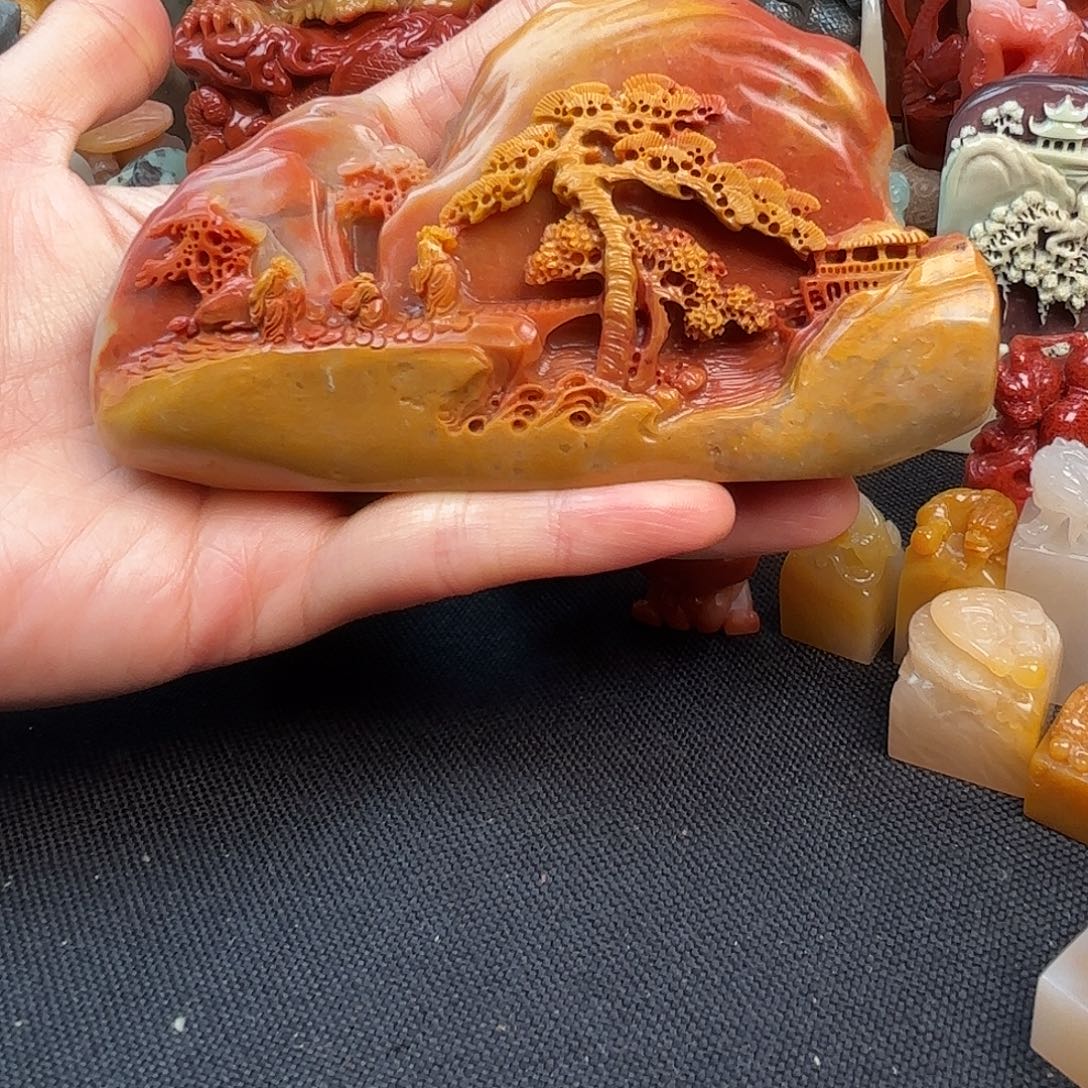 鸥***果寿山石印石5667788999990000