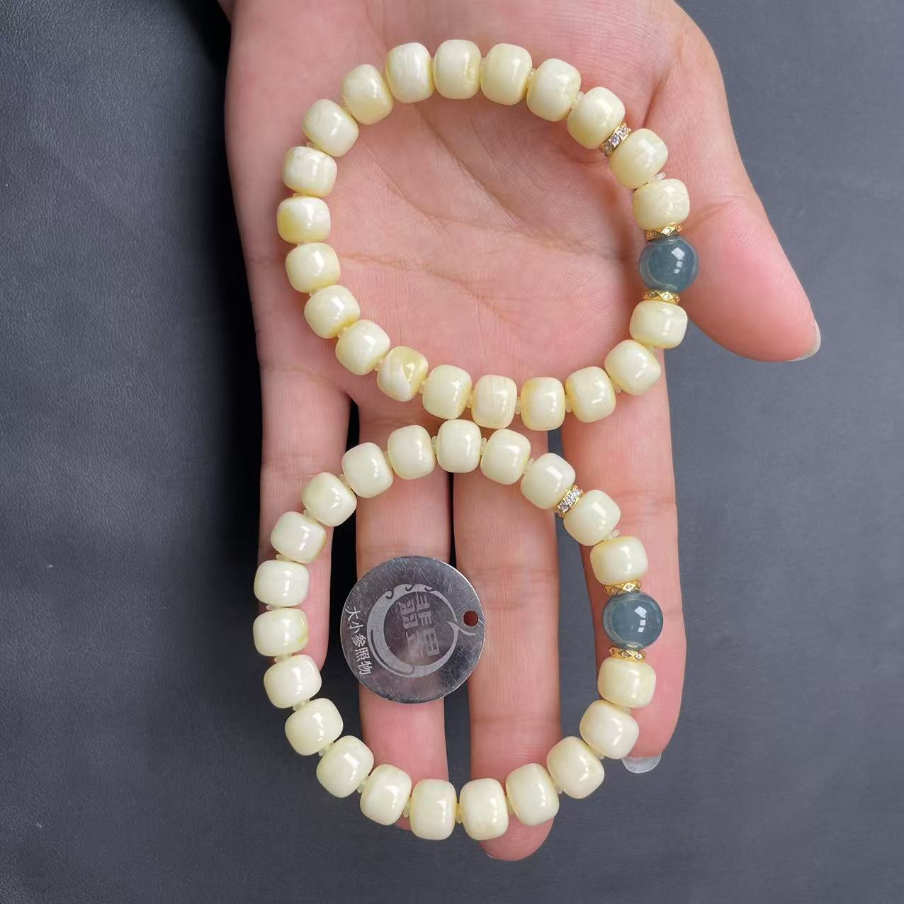 35920T06-3BH29-蜜蜡手串/约9+/约19颗/-多样性发其一