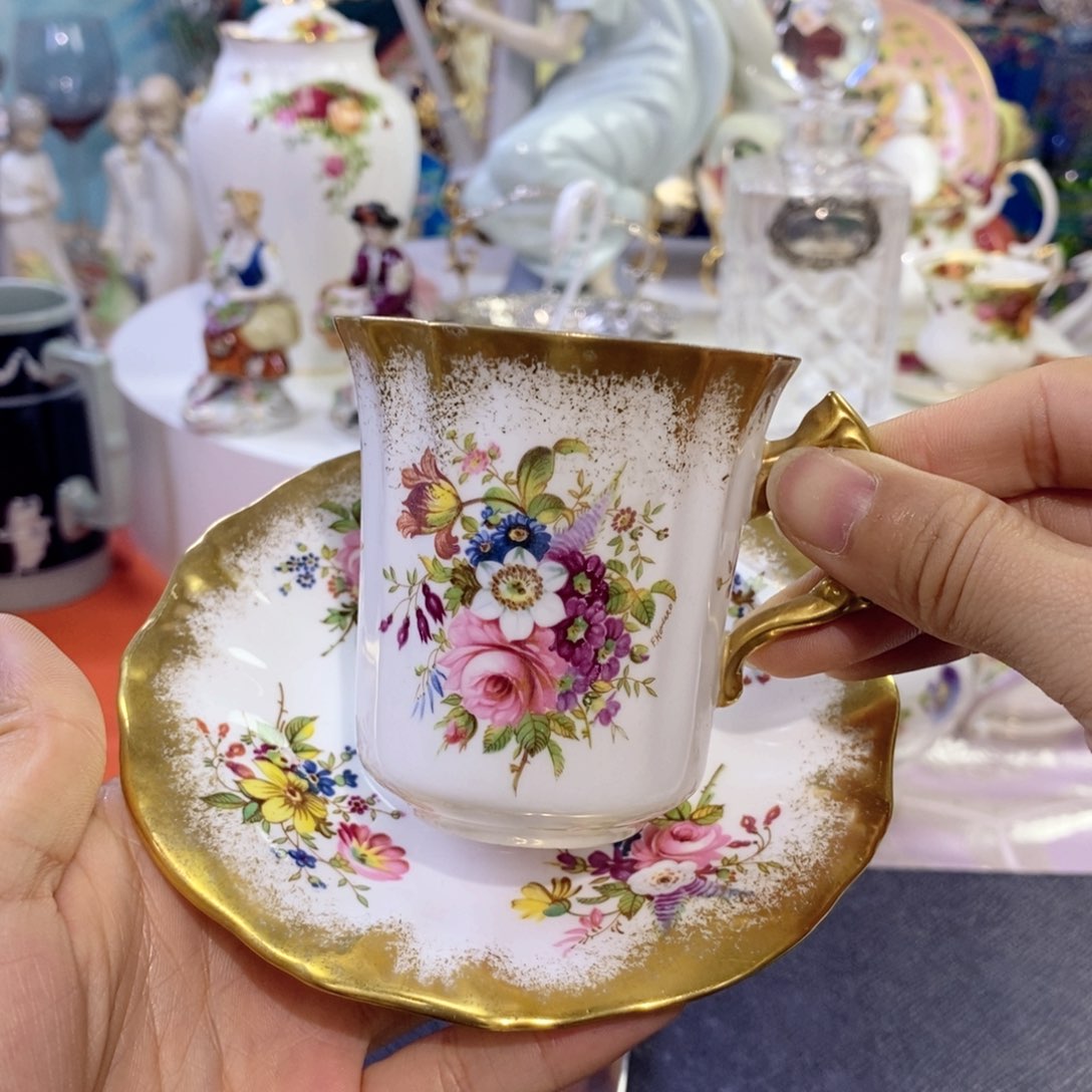 瓷器欧瓷咖啡杯水晶杯