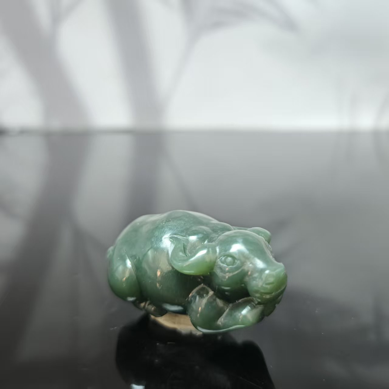 G和田玉牛气冲天吊坠0409