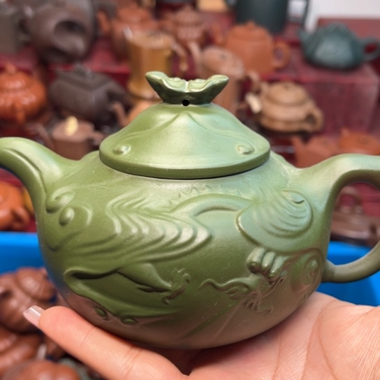 紫砂茶壶瑕疵也不算多