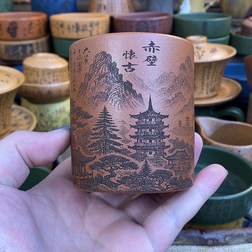 【闪购商品】紫砂杯子宜兴全手工紫砂杯