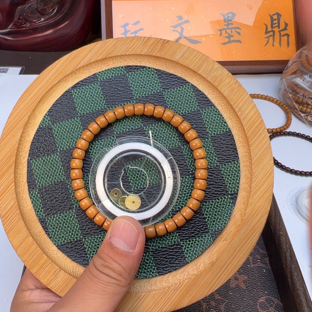 橄榄核吊坠0.66核尖手串