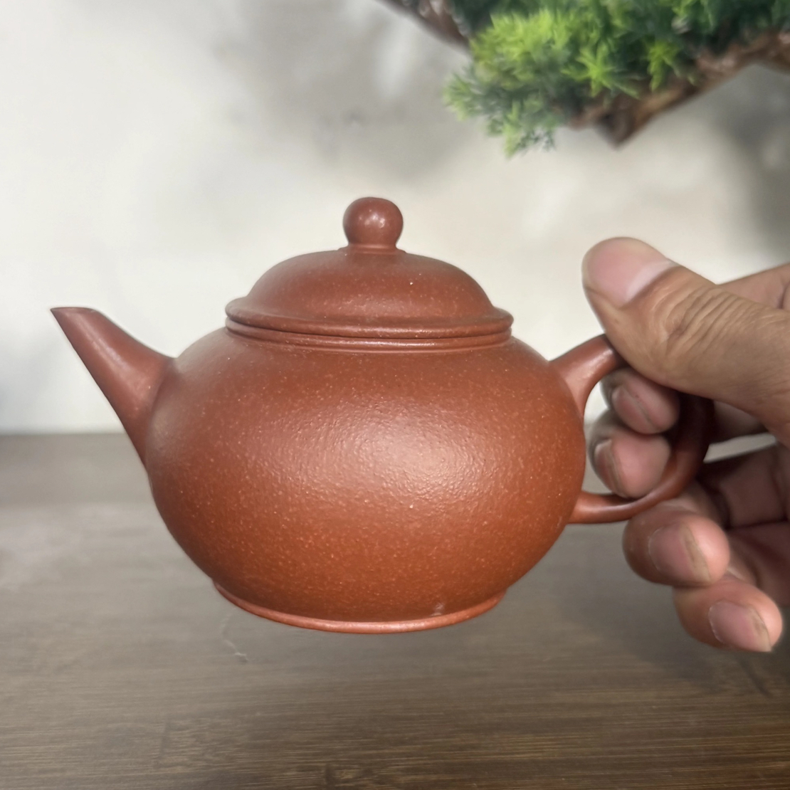宜兴紫砂壶原矿老朱泥精品薄胚小容量小品全手工200CC水平