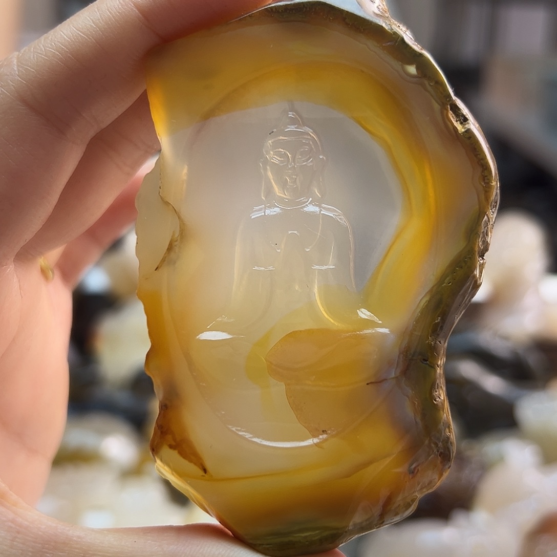 玛瑙/玉髓未镶嵌吊坠(不含链)