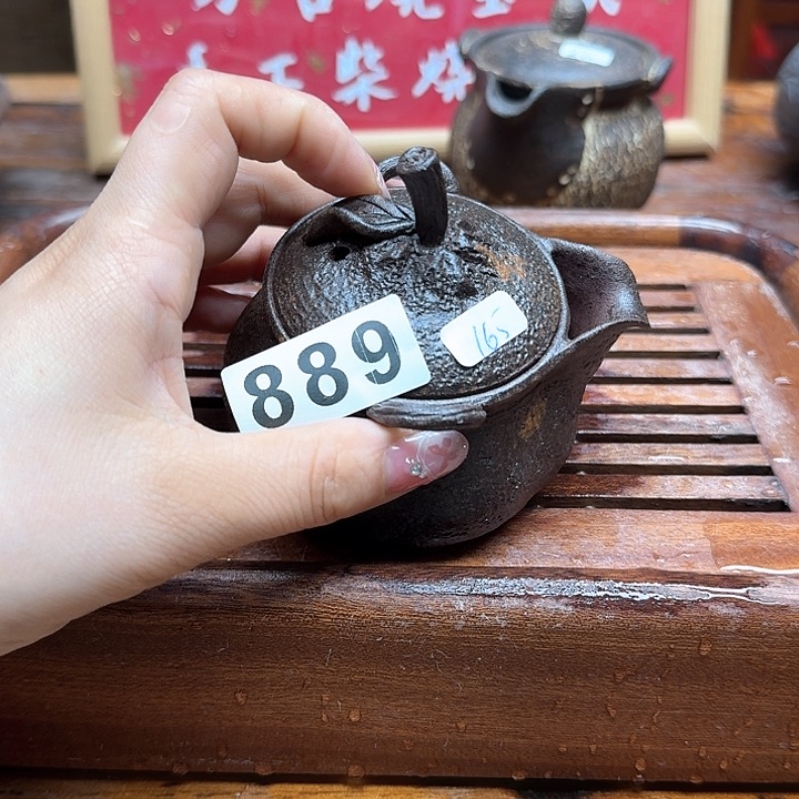 纯手工制作粗陶茶具