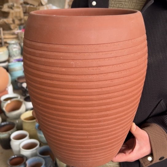 紫砂花盆高32口21————-