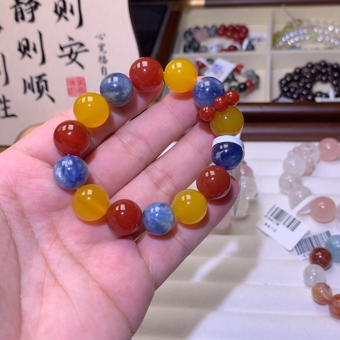 未镶嵌水晶手链新年快乐154241