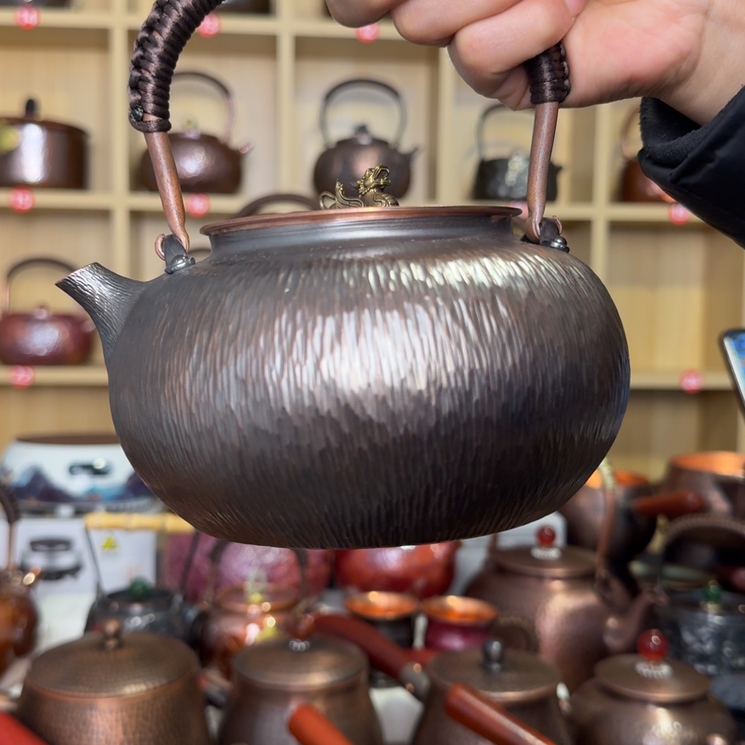 1000毫升麒麟紫铜壶