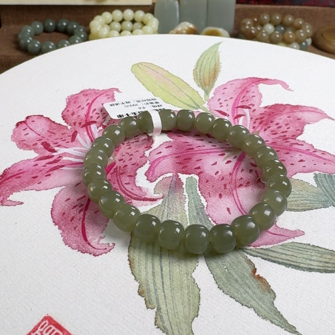 和田玉（糖玉）未镶嵌手链