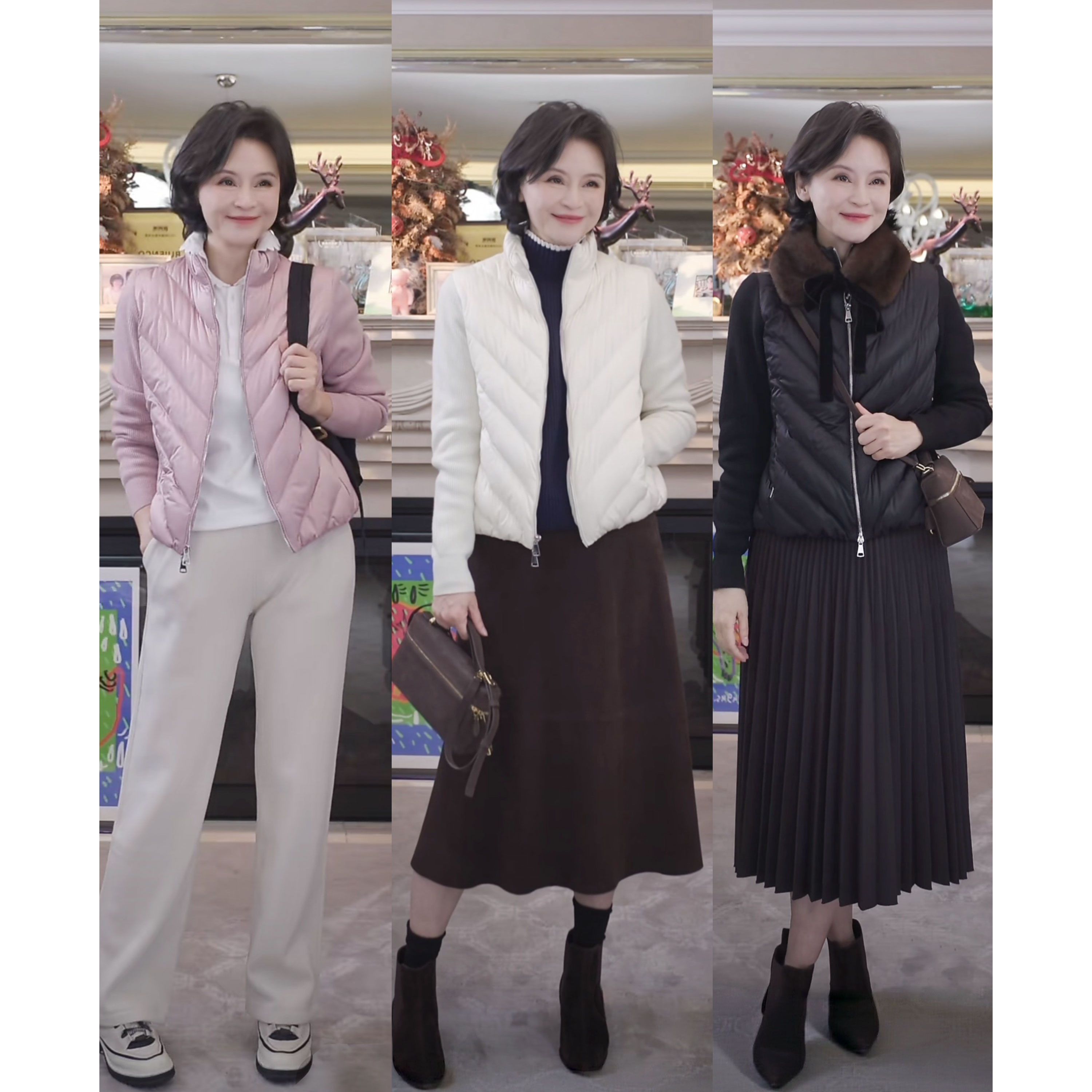 我是摩羯 巴洛克羽绒服 匈牙利95白鹅绒珠光缎面防水防风秋冬外套