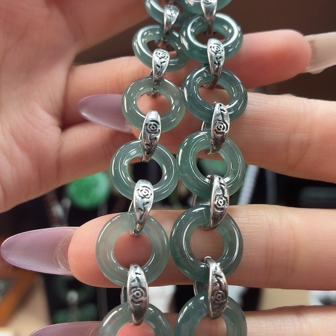 翡翠未镶嵌耳饰多样性发一sc