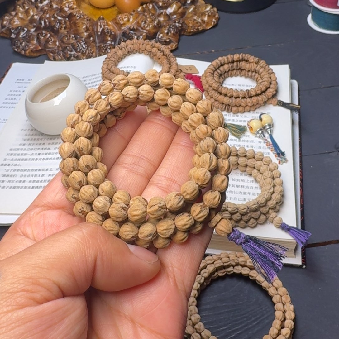 柏香籽/百香籽吊坠红牙原桩