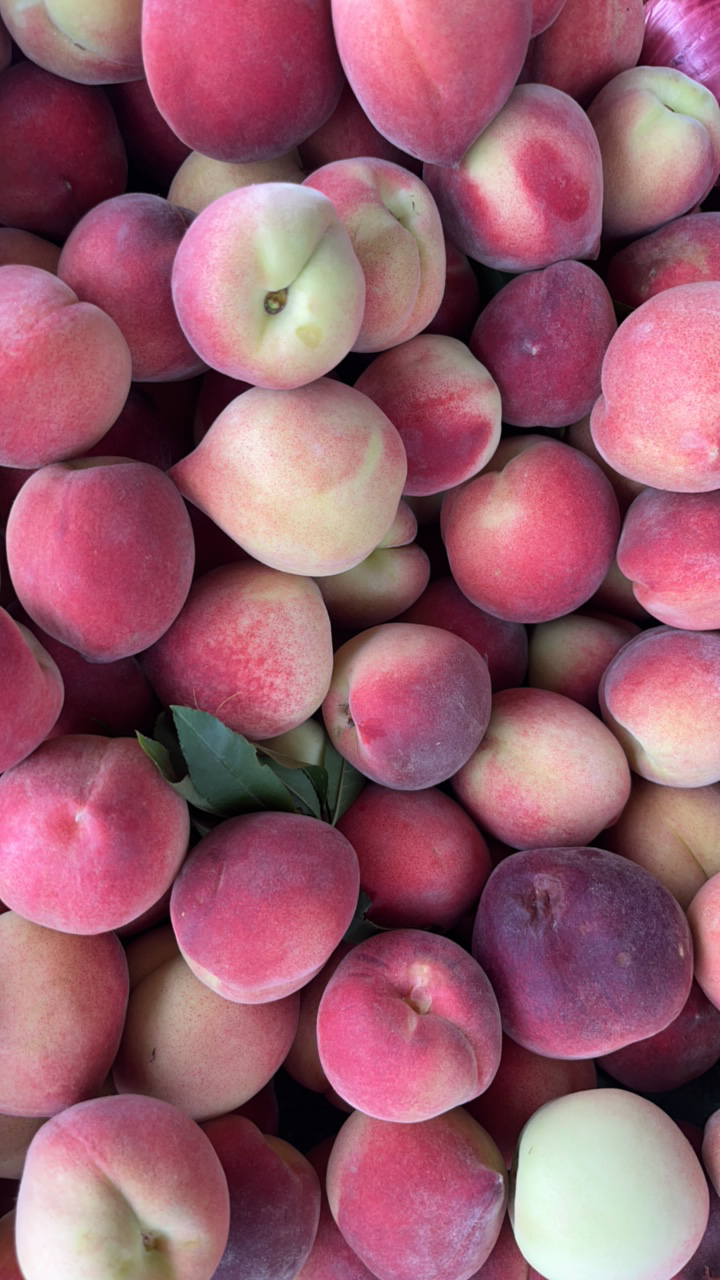 云南大山里的水蜜桃